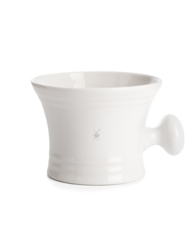 Muhle Shaving Bowl RN4 White Porcelain With Handle